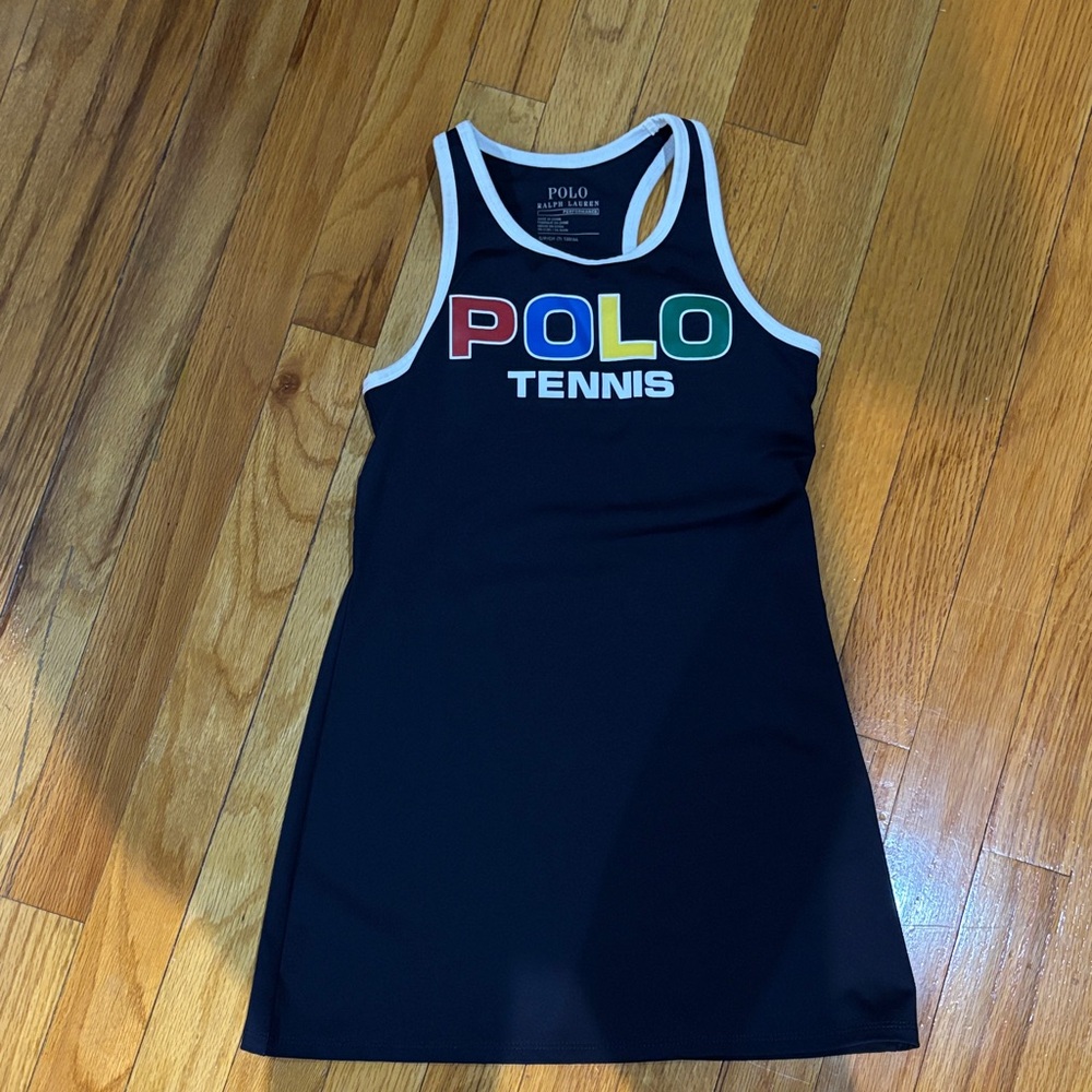 Polo by Ralph Lauren Kids Black Tank with Colorful Logo